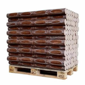 Drewno densyfikowane prasowane 100% buk – paleta 960 kg